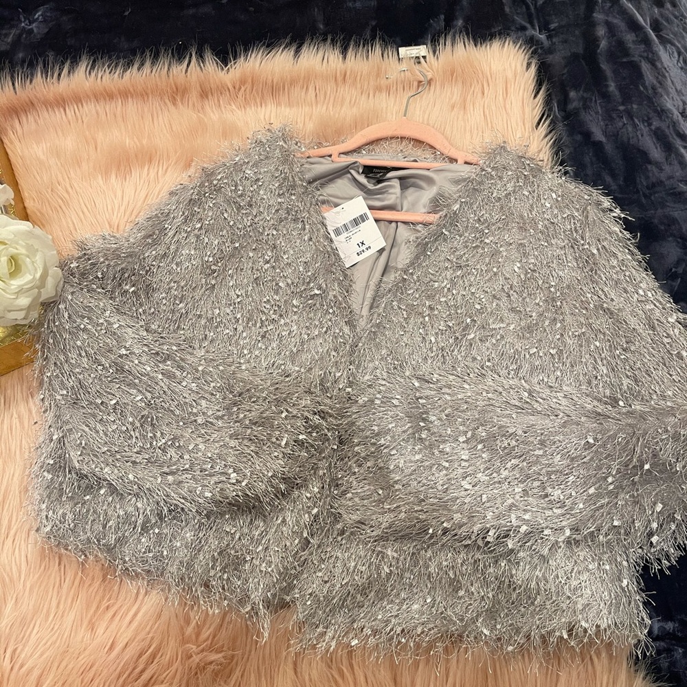 Silver shimmer jacket